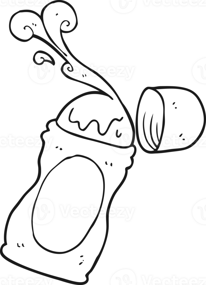 black and white cartoon roll on deodorant png