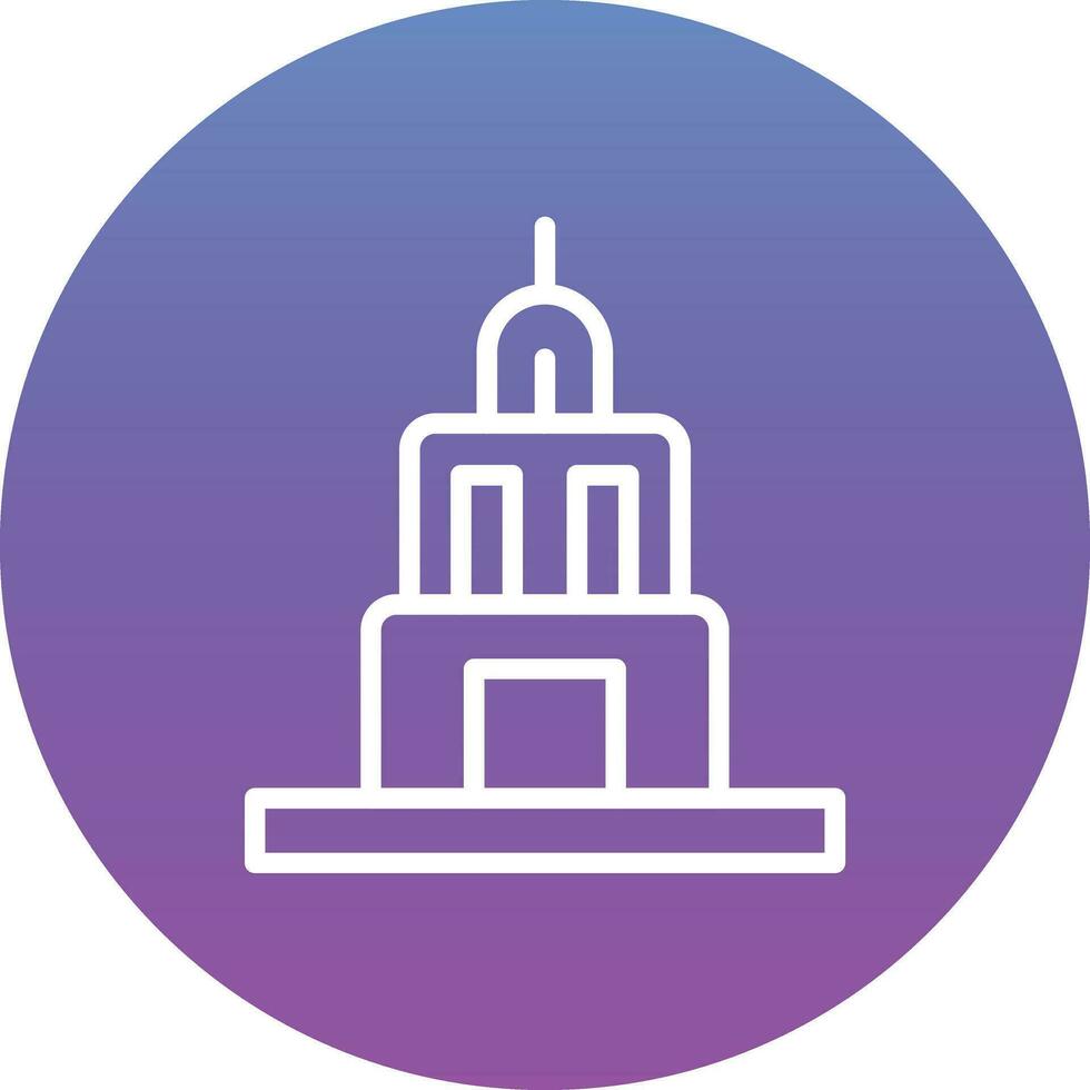 Old Building Vector Icon