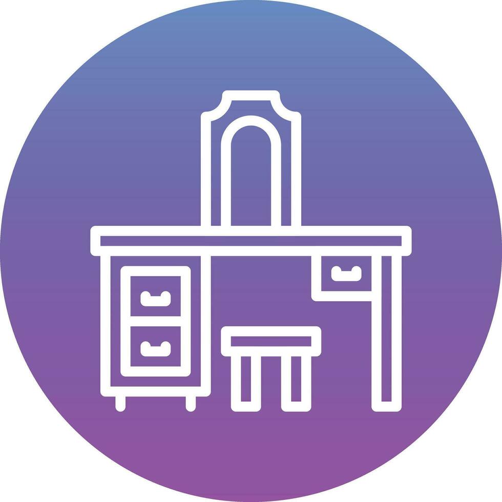Dressing Table Vector Icon