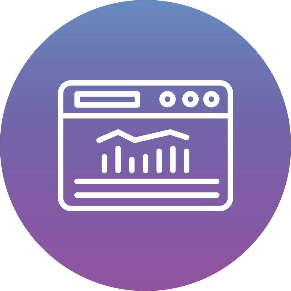 Website Traffic Vector Icon