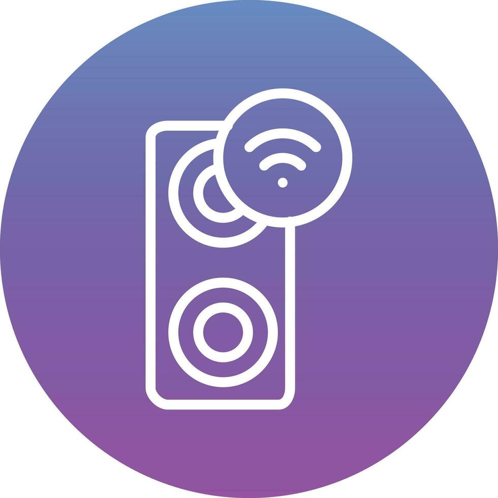 Smart Speaker Vector Icon