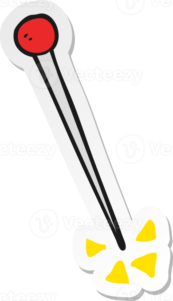 sticker of a cartoon pin png