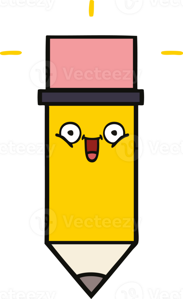 cute cartoon pencil png