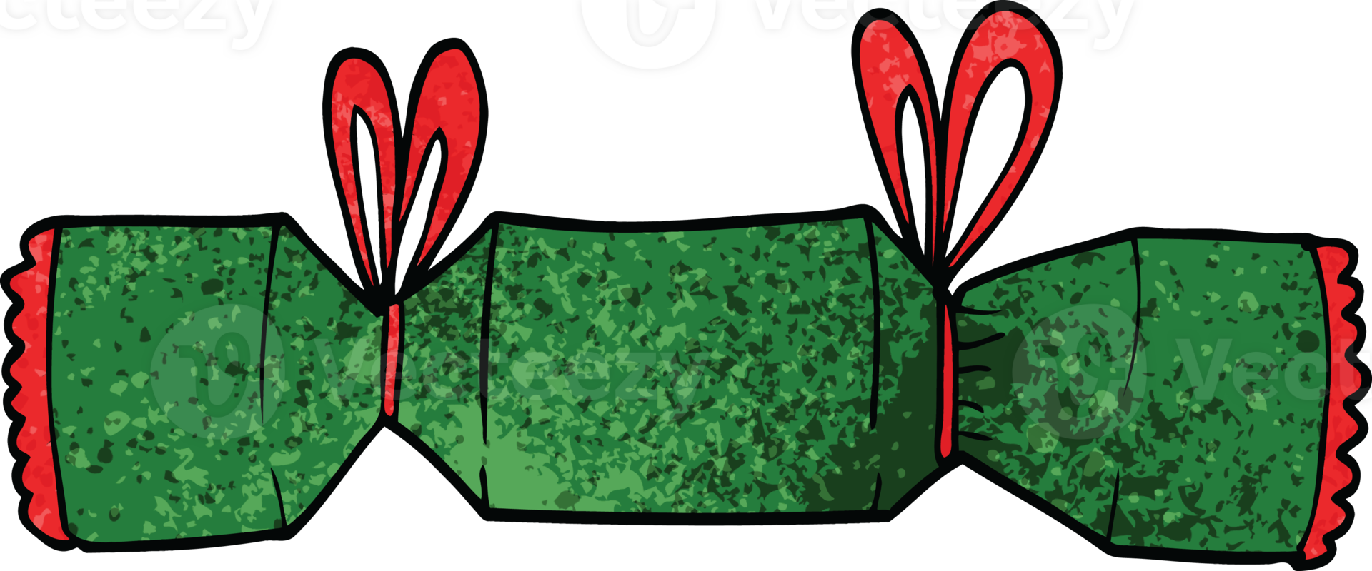 cartoon doodle xmas cracker png