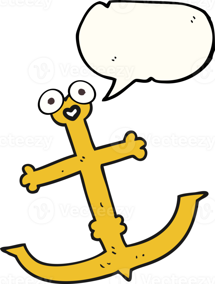 speech bubble cartoon anchor png