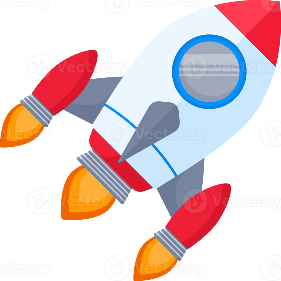 Rocket launch illustration png