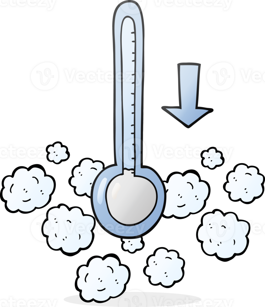 cartoon dropping temperature png