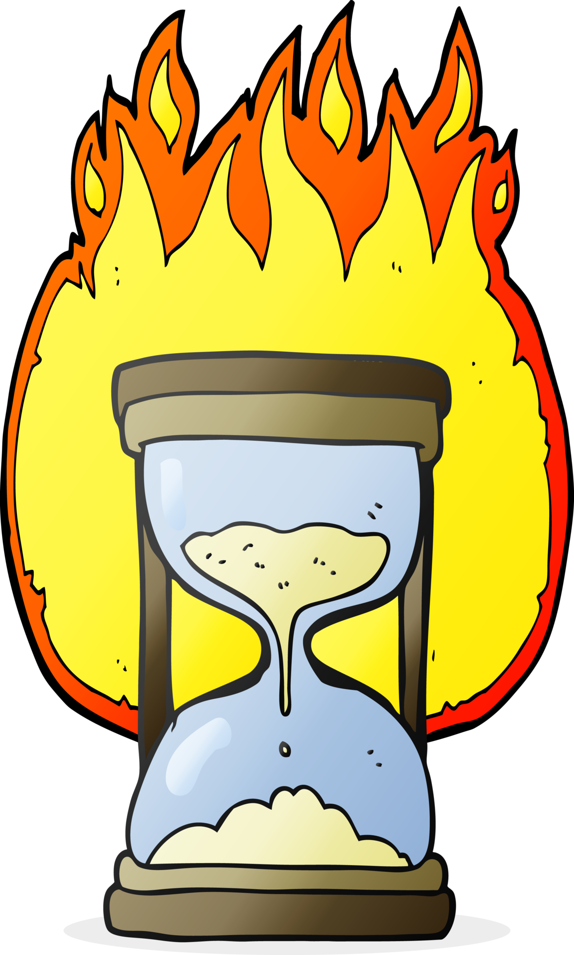 Cartoon Time Running Out 36485875 PNG