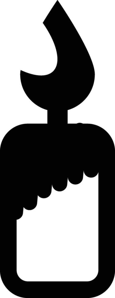 Rounded filled Saucer icon. vector