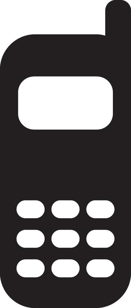 Rounded filled Phone Icon vector