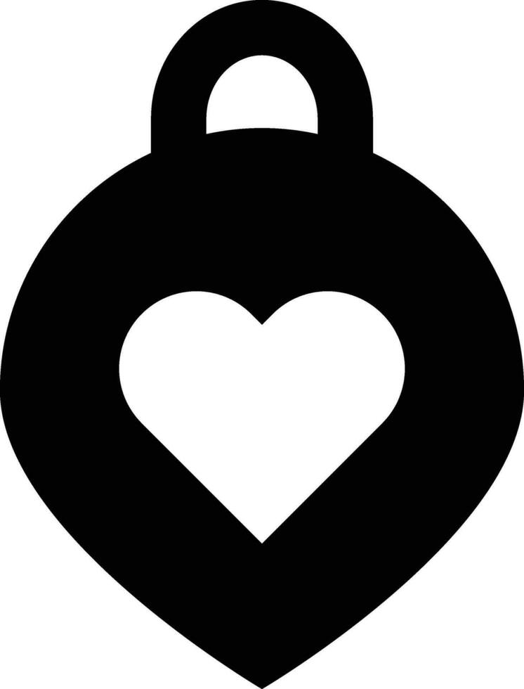 Rounded filled Love icon. vector