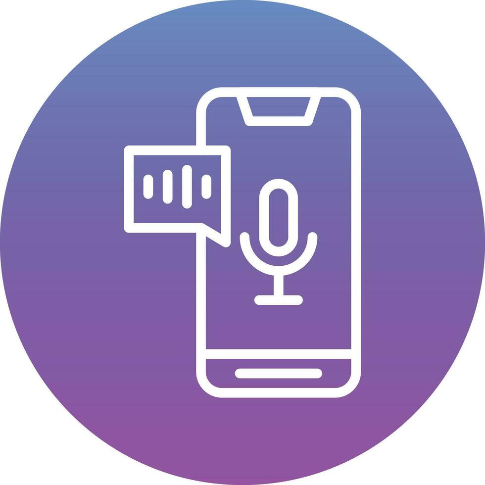 Voice Assistant Vector Icon