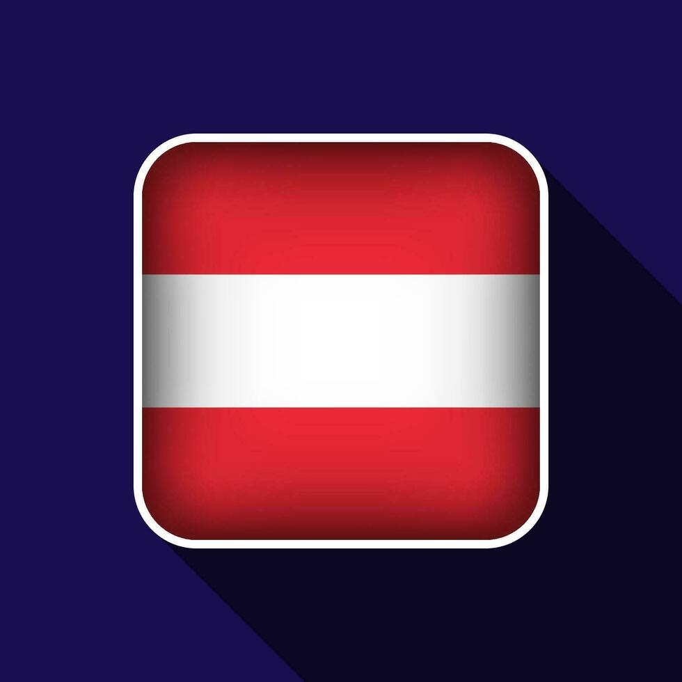 Flat Austria Flag Background Vector Illustration