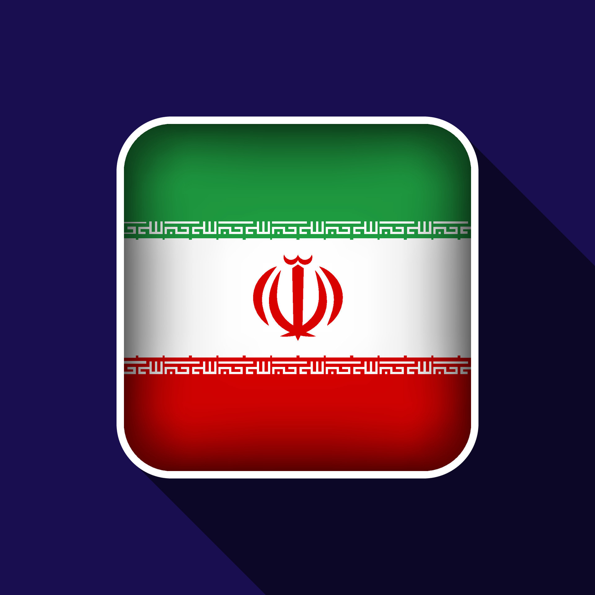 Flat Iran Flag Background Vector Illustration 36486650 Vector Art at