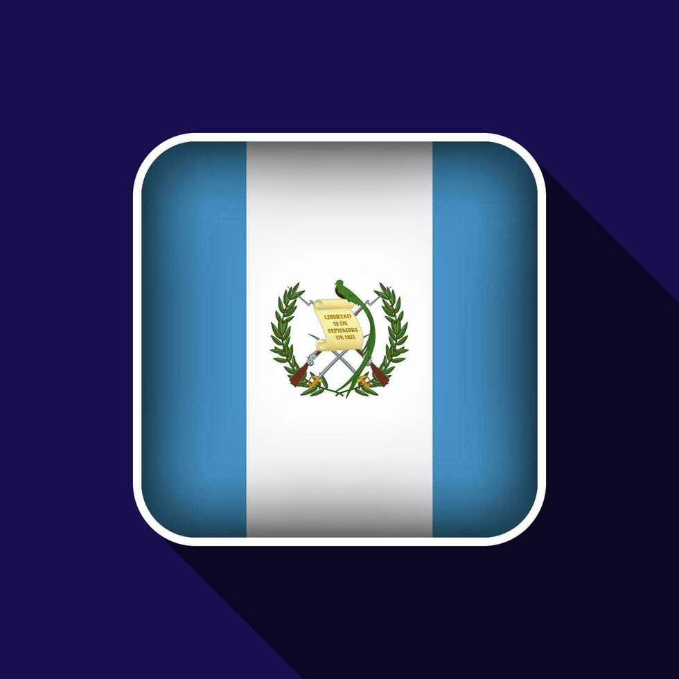 Flat Guatemala Flag Background Vector Illustration