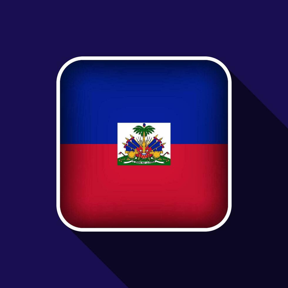 Flat Haiti Flag Background Vector Illustration