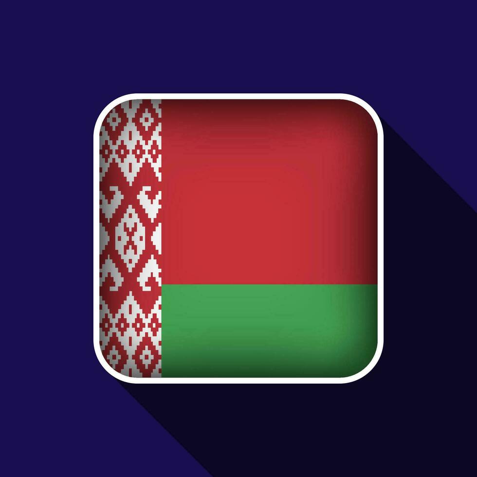 Flat Belarus Flag Background Vector Illustration