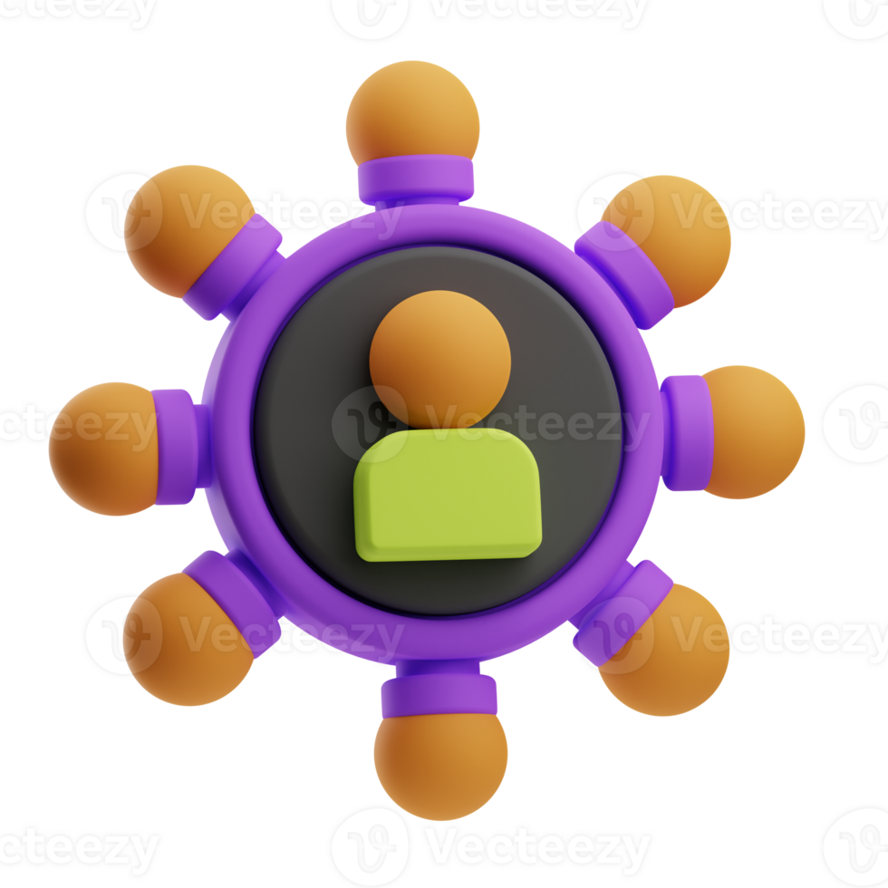 virtuel assistant objet virtuel assistant 3d illustration png