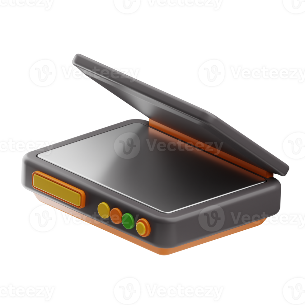 Drucken Objekt Scanner 3d Illustration png