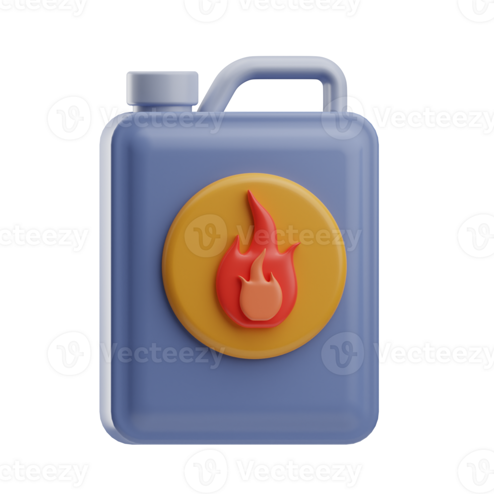 Ingenieurwesen Objekt Treibstoff 3d Illustration png