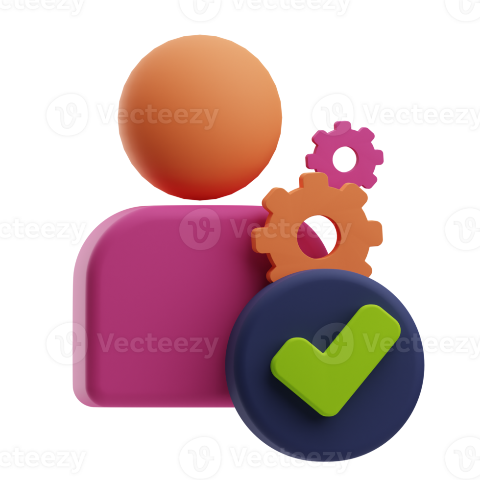 Recruitment Object Applicants 3D Illustration png