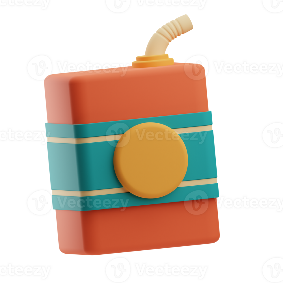 Daycare Object Juice 3D Illustration png