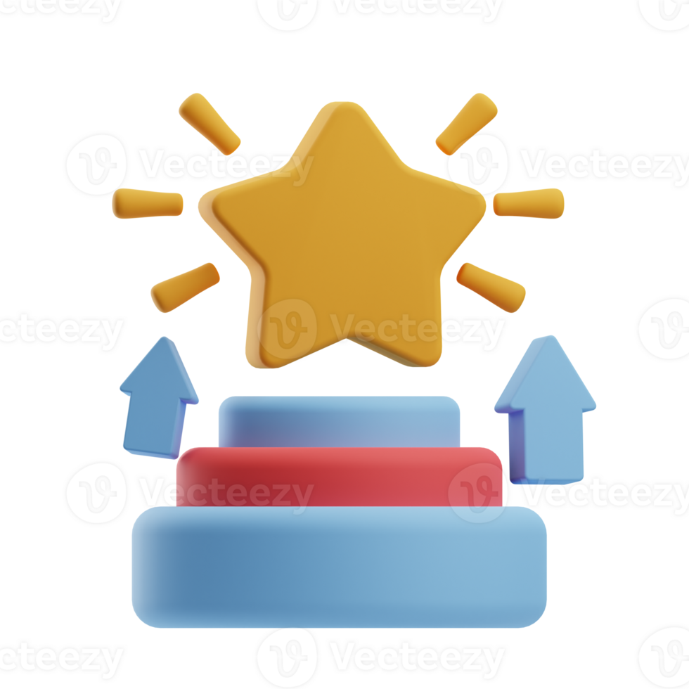 Mentoring and Training Object Success 3D Illustration png
