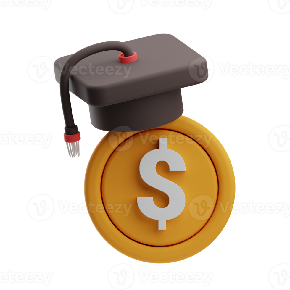 Mentoring and Training Object Funds 3D Illustration png