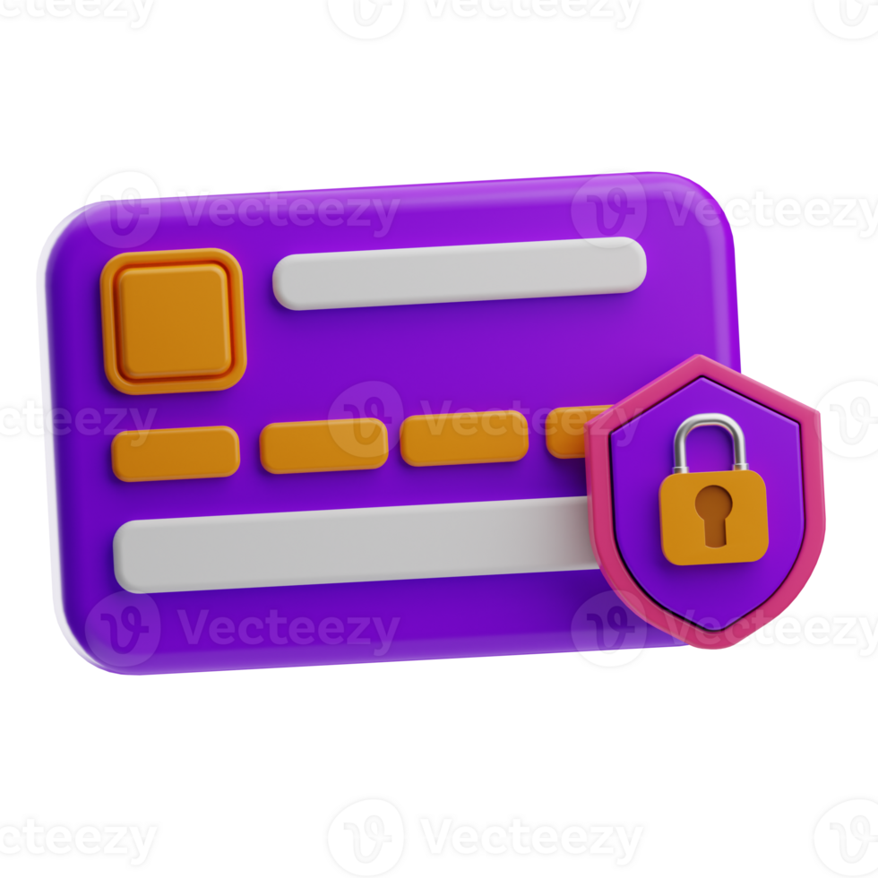 Contactless Pay Object Security 3D Illustration png