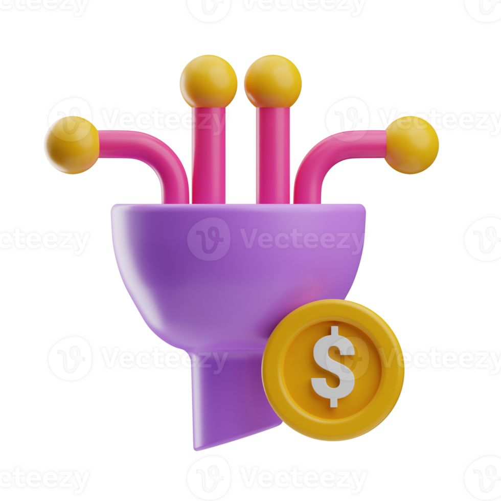 e-commerce en boodschappen doen voorwerp verkoop 3d illustratie png