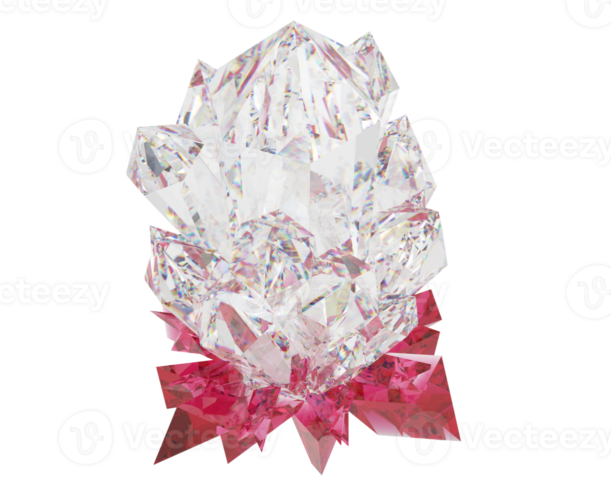Jewelry isolated on background. 3d rendering - illustration png