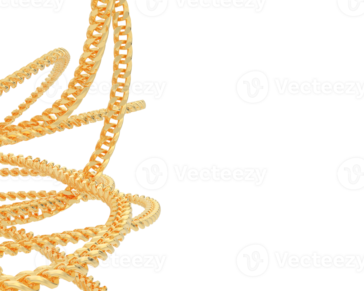 Jewelry isolated on background. 3d rendering - illustration png