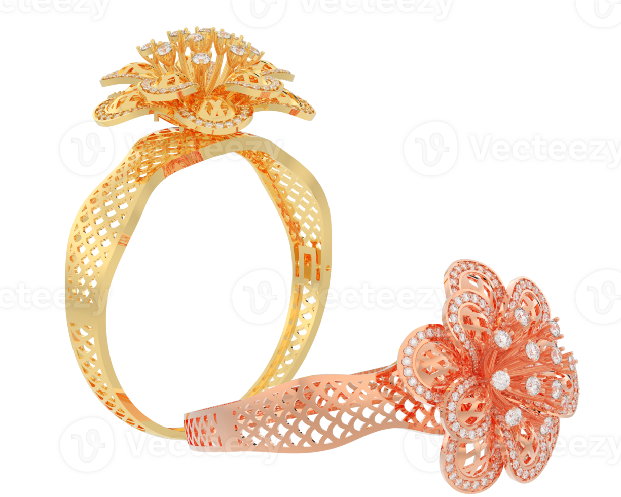 Jewelry isolated on background. 3d rendering - illustration png