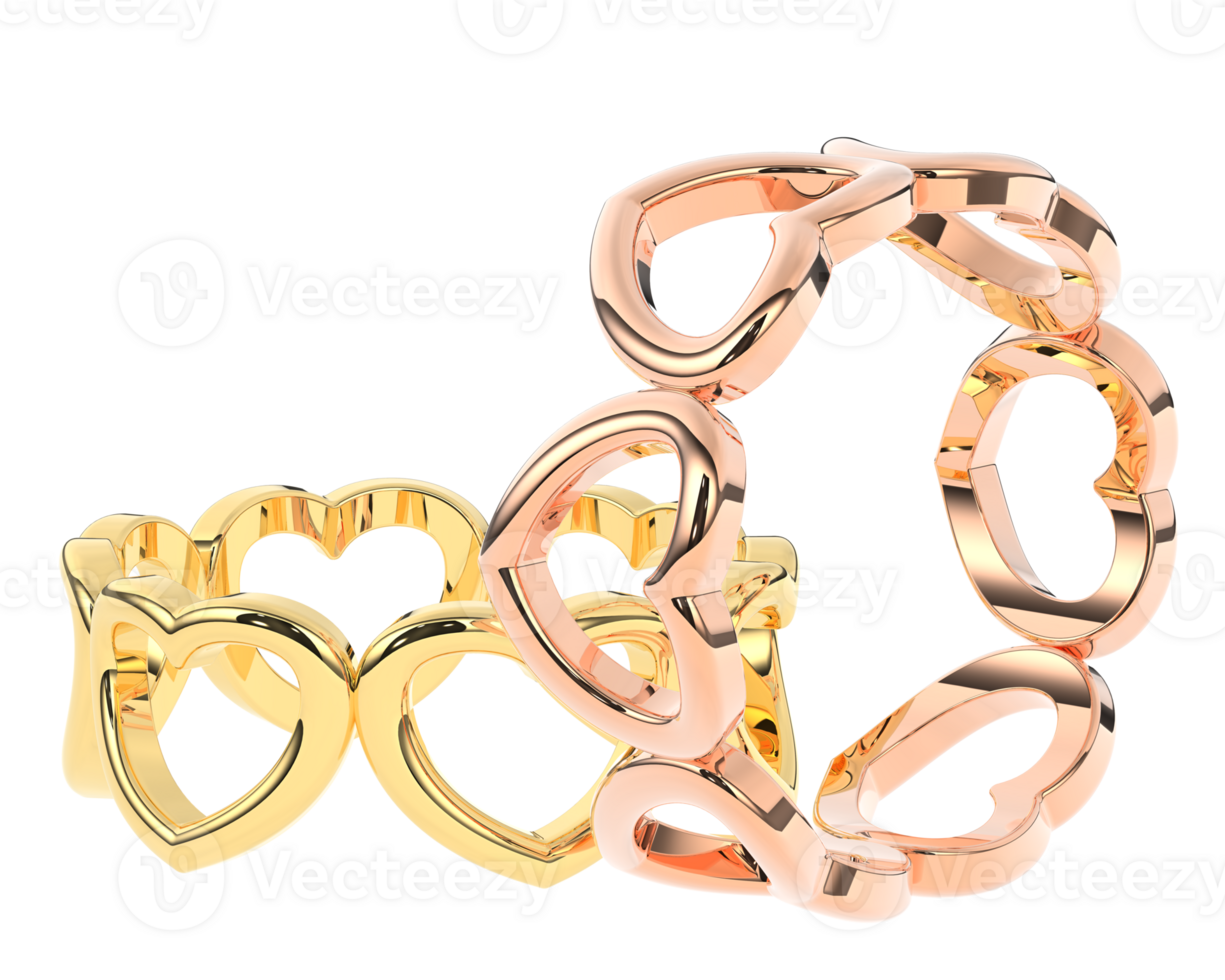 Jewelry isolated on background. 3d rendering - illustration png