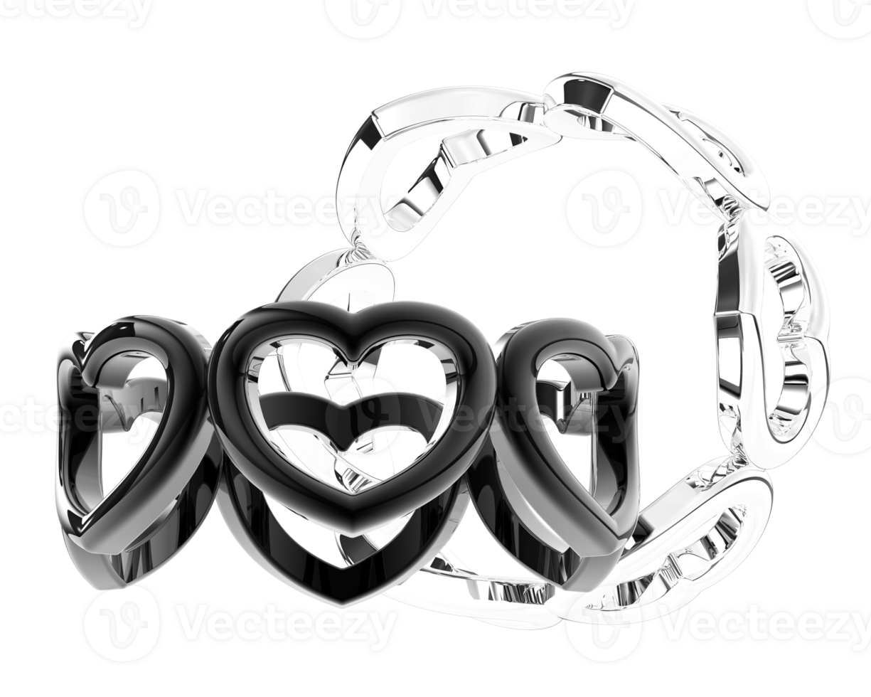 Jewelry isolated on background. 3d rendering - illustration png