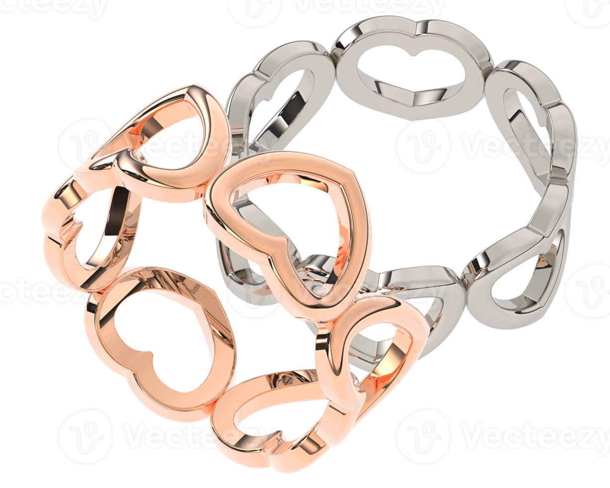 Jewelry isolated on background. 3d rendering - illustration png