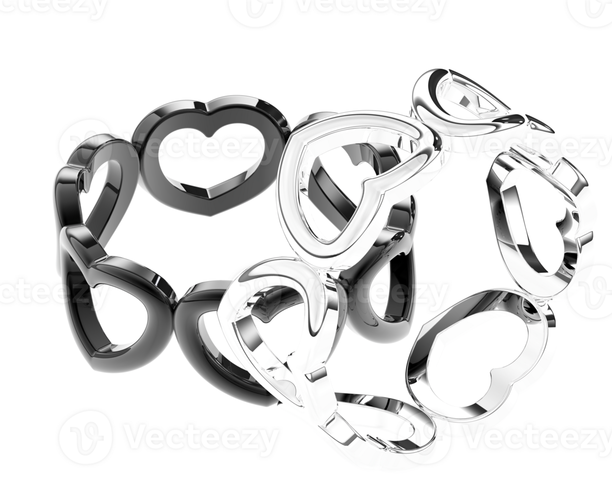 Jewelry isolated on background. 3d rendering - illustration png