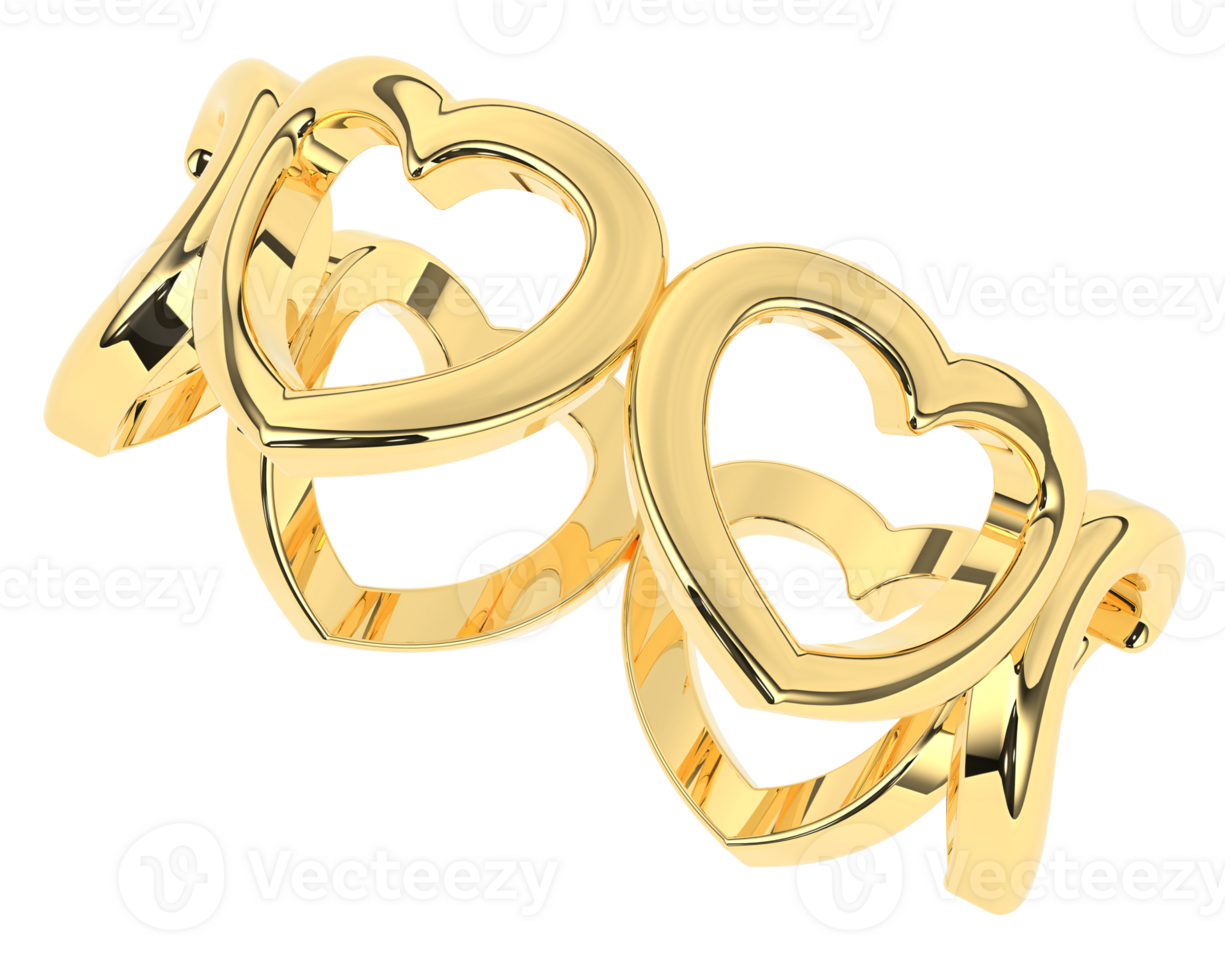 Jewelry isolated on background. 3d rendering - illustration png