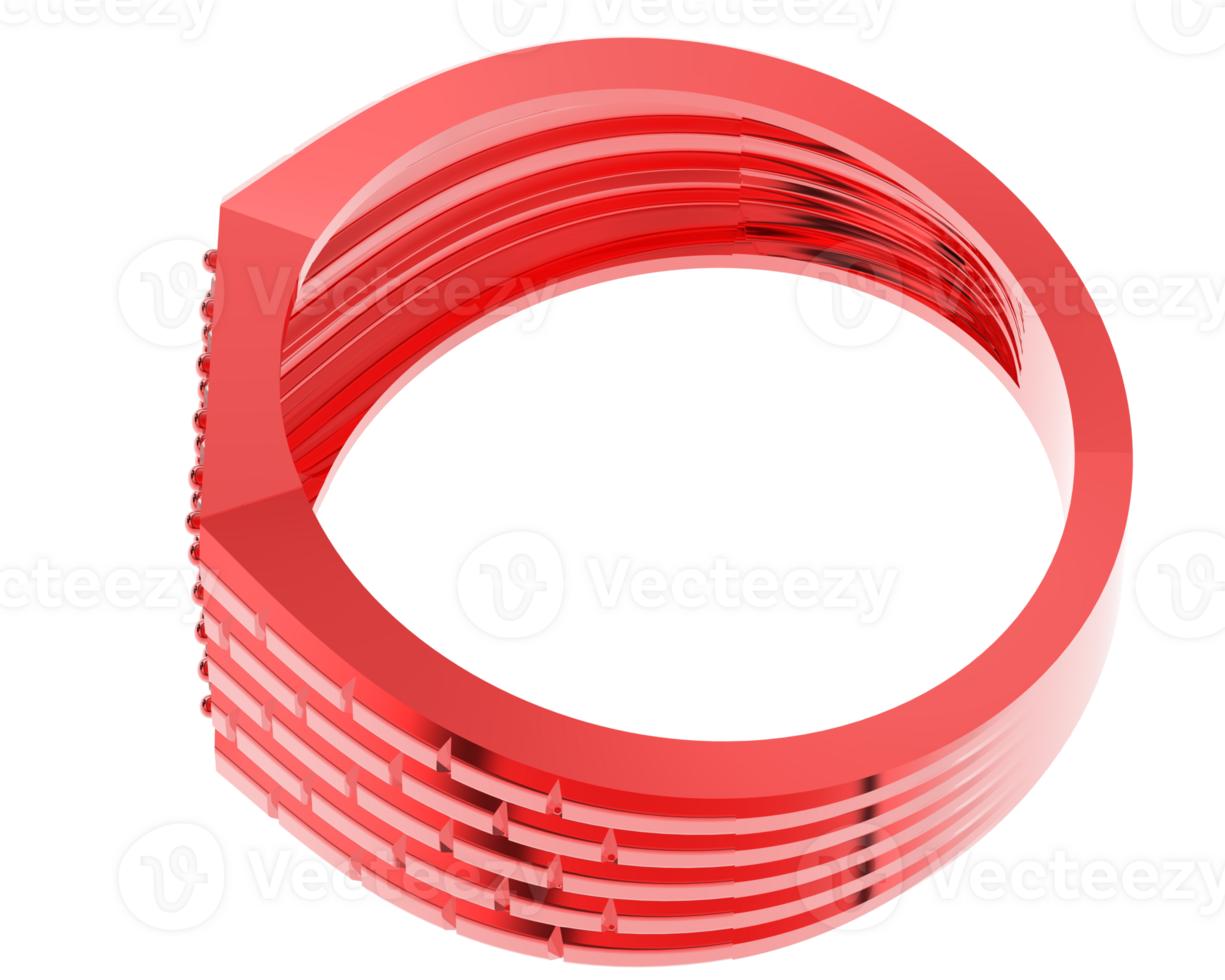 Jewelry isolated on background. 3d rendering - illustration png