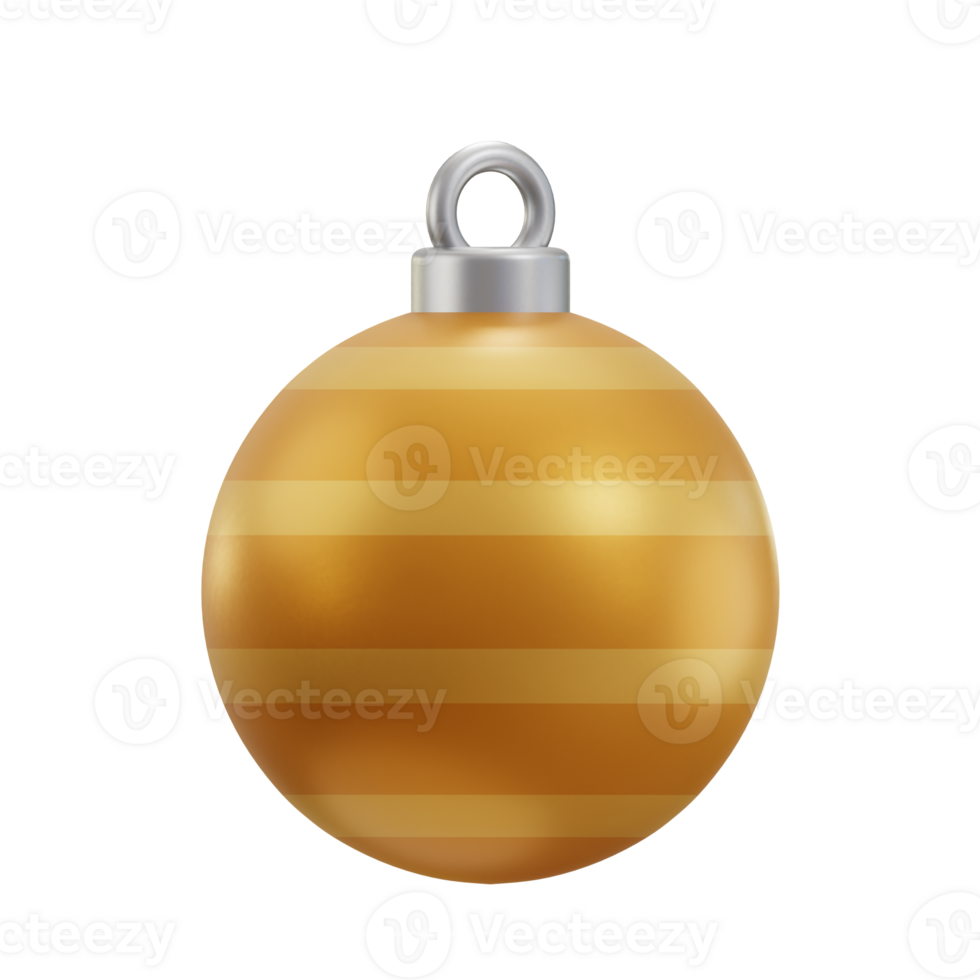 Christmas ornament 3D Illustratui png