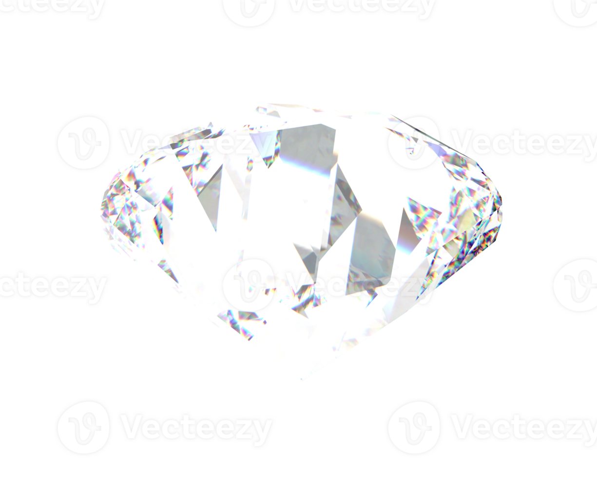 Diamond ring isolated on background. 3d rendering - illustration png