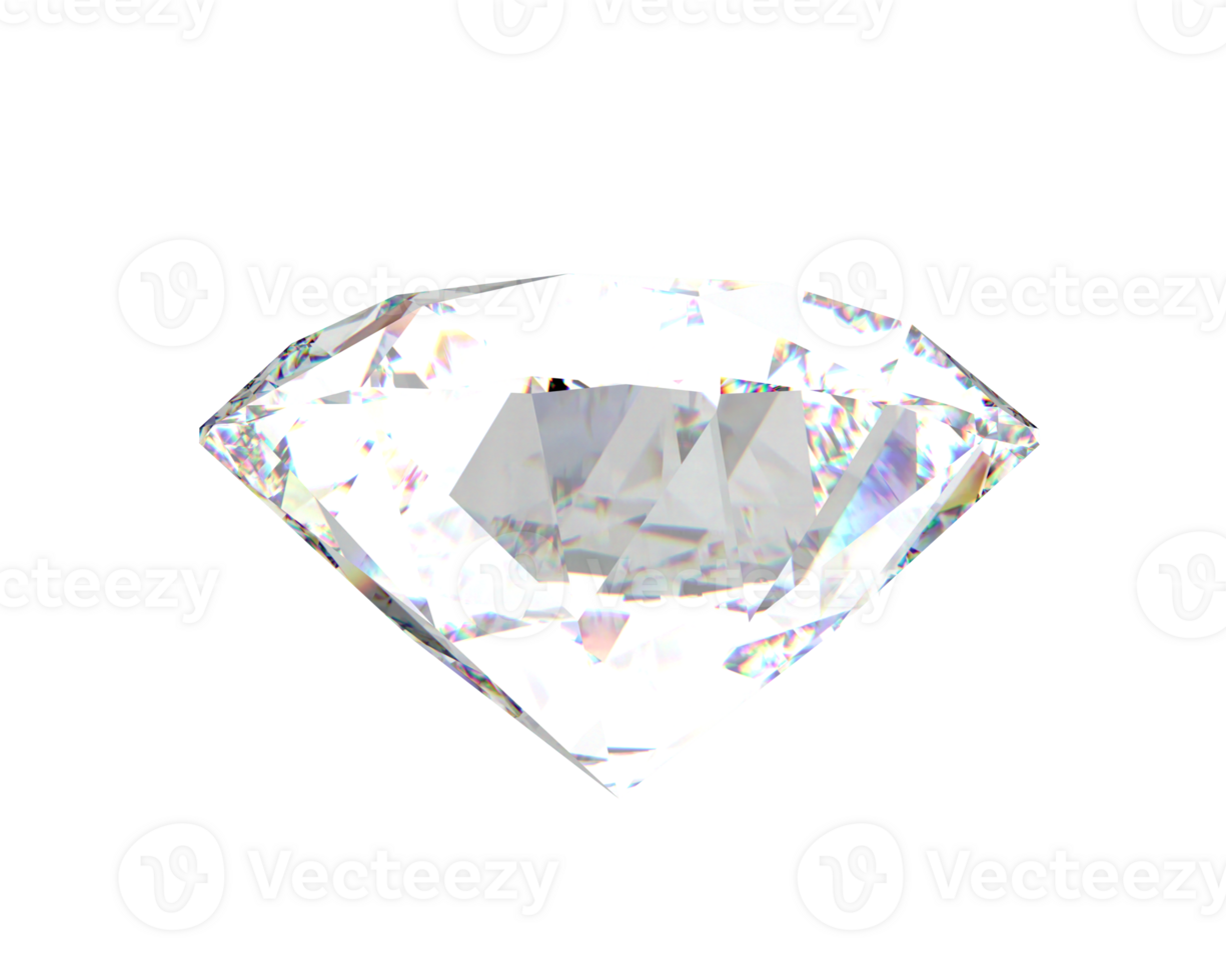 Diamond ring isolated on background. 3d rendering - illustration png