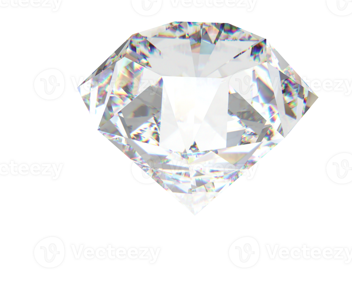 Diamond ring isolated on background. 3d rendering - illustration png