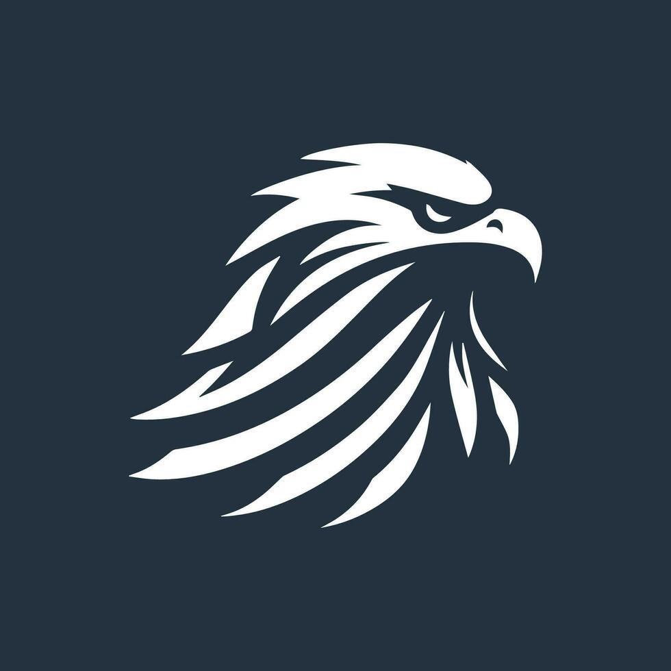 Eagle head vector logo template. Eagle head vector logo template.