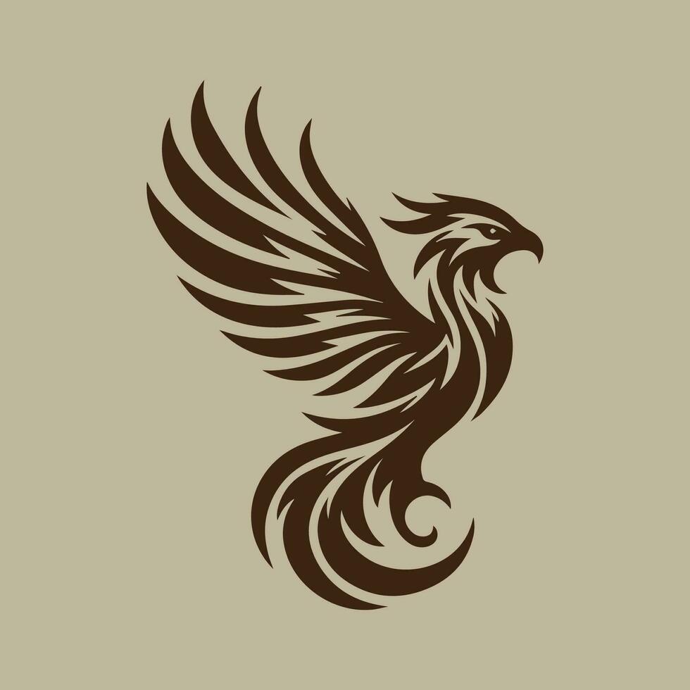 águila tatuaje diseño, vector ilustración gráfico línea Arte