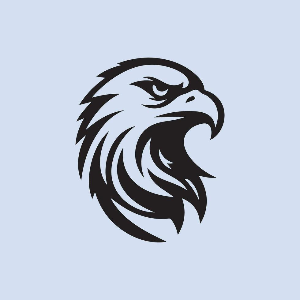 Eagle head vector logo template. Eagle head vector logo template.