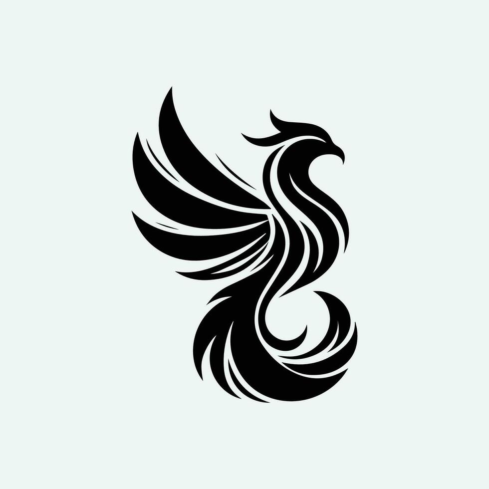 Phoenix Bird Logo Template vector icon illustration design