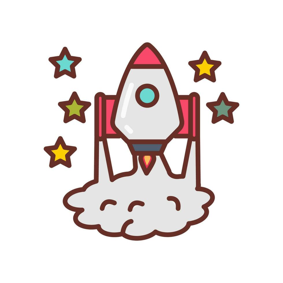 Space Craft icon in vector. Illustration vector