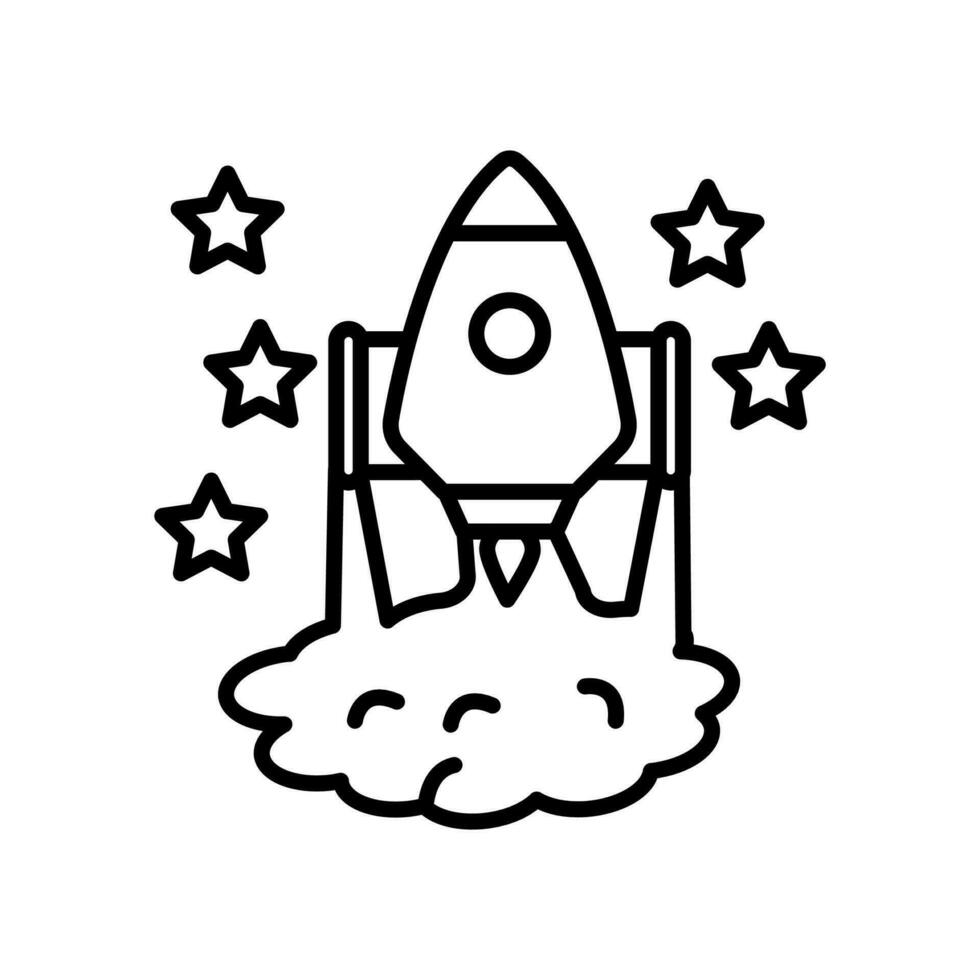 Space Craft icon in vector. Illustration vector