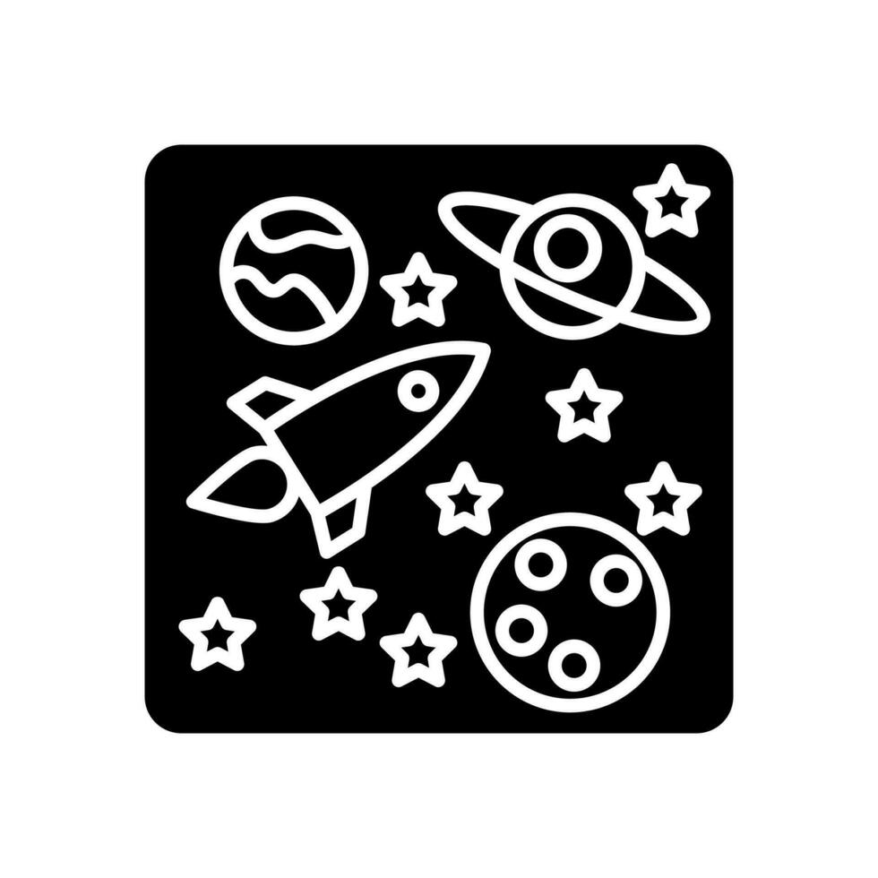 galaxia icono en vector. ilustración vector